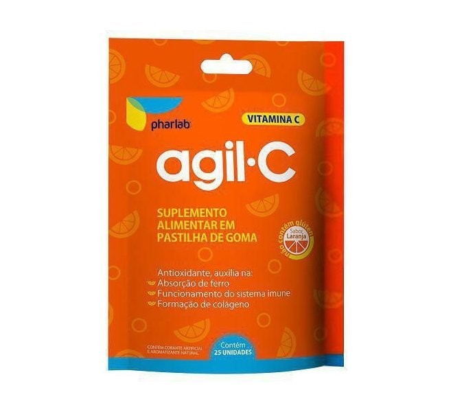 AGIL-C 45MG C/25 GOMAS ADULTO
