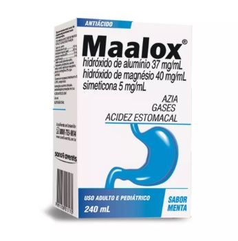 MAALOX PLUS 240ML MENTA