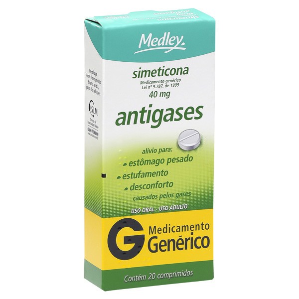 SIMETICONA 40MG C/20 MEDLEY
