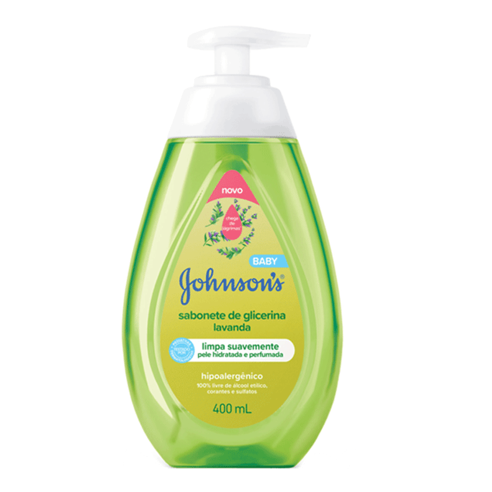 ST J&J BABY 400ML GLIC/LAVANDA