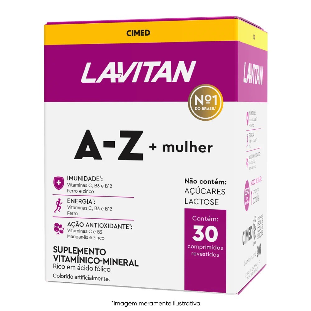 LAVITAN A-Z MULHER C/30