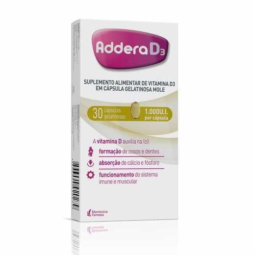 ADDERA D3 1.000UI C/30 CAPS  