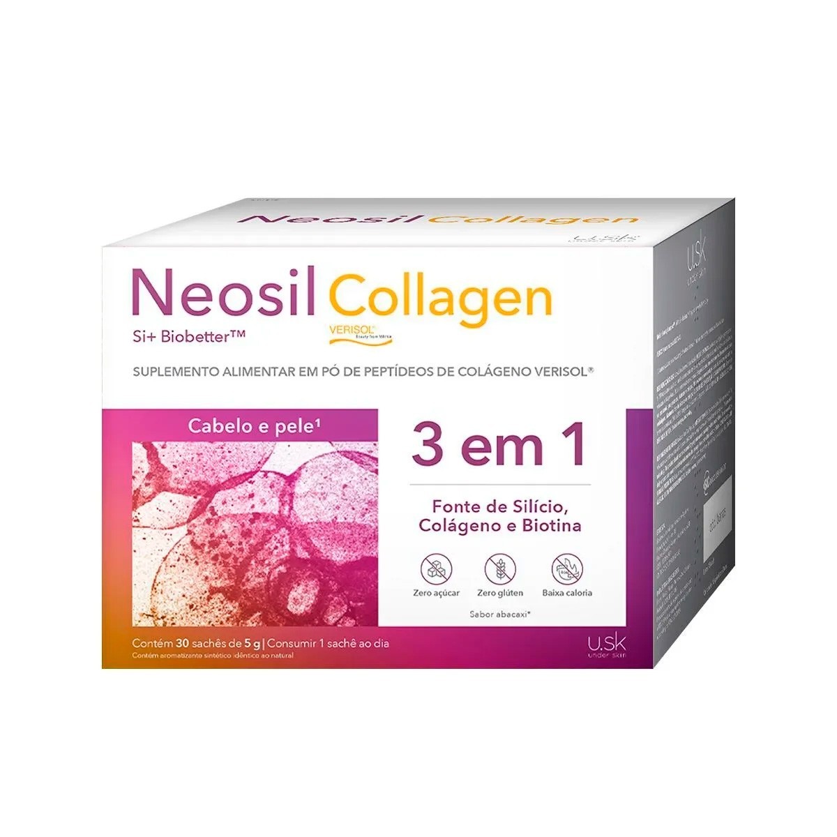 NEOSIL COLLAGEN ABACAXI 30 SACHES