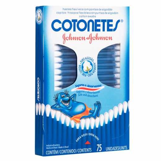 COTONETES J&J 75UN