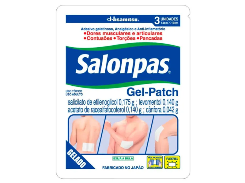 SALONPAS C/3 GEL PATCH