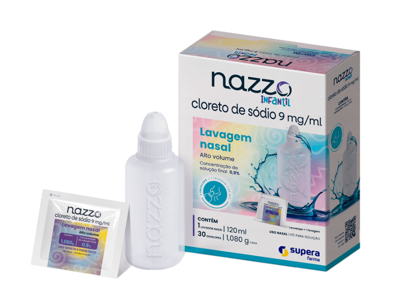 NAZZO INF LAVAGEM NASAL C/30 ENV REFIL