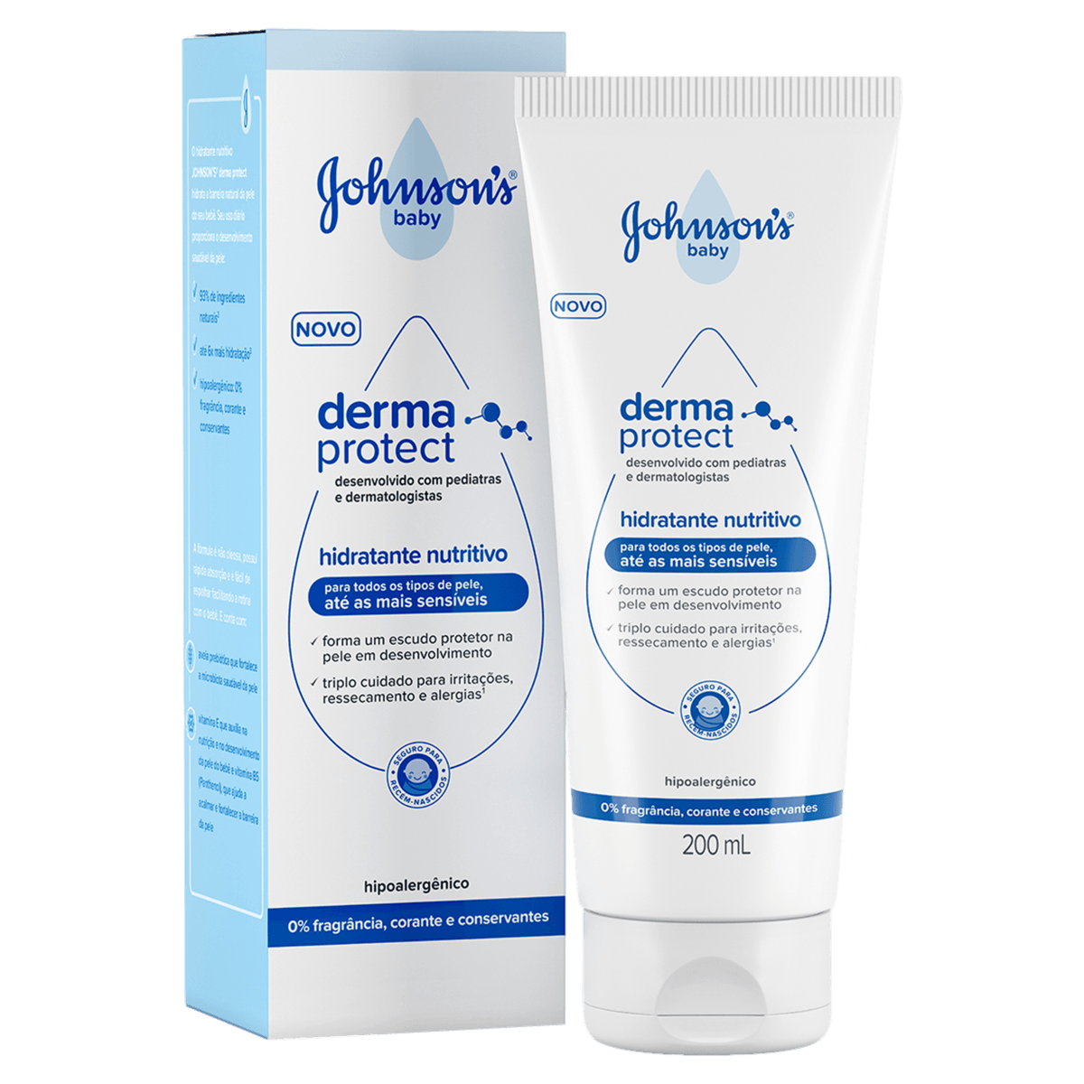 ST J&J BABY 200ML DERMA PROTECT NUTRITIVO