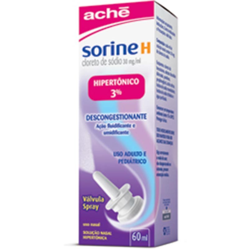 SORINE H 3% 50ML S/CONSERVANTES