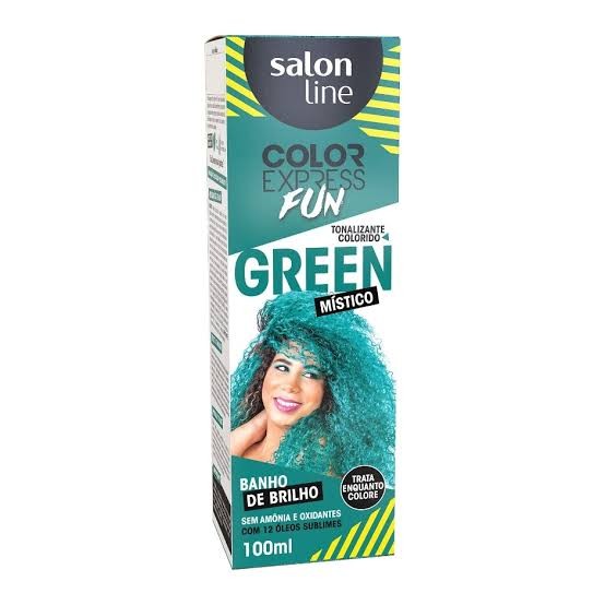 SALON LINE TZ COLOR EXP FUN 100ML GREEN MISTICO