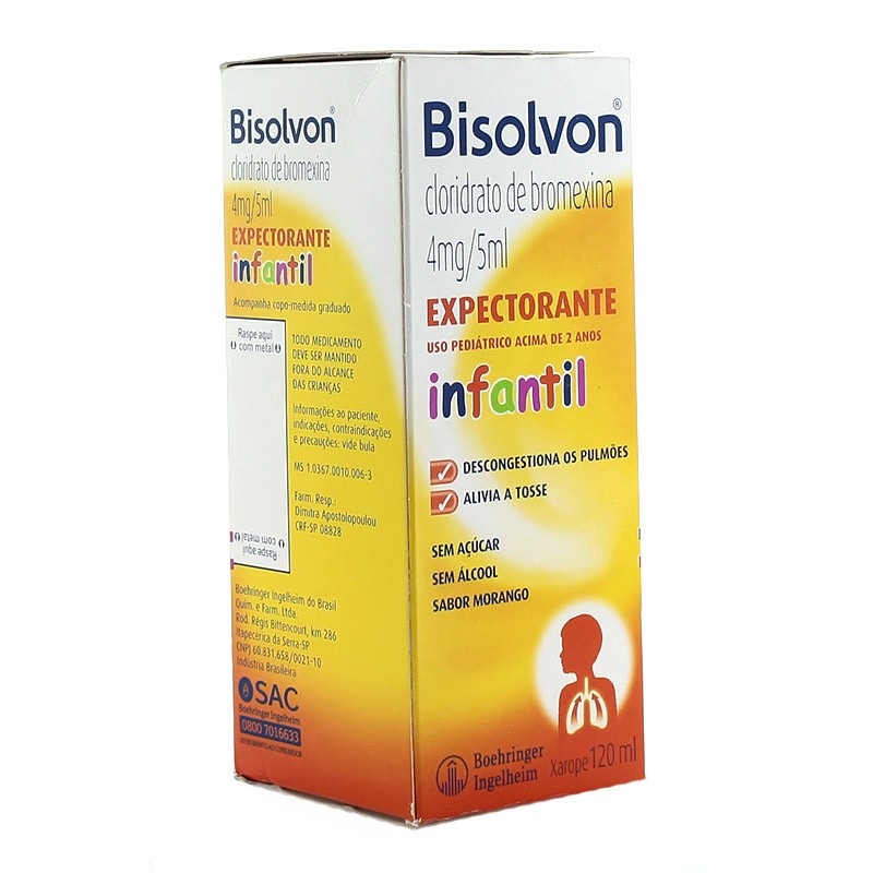 BISOLVON 120ML XPE PED