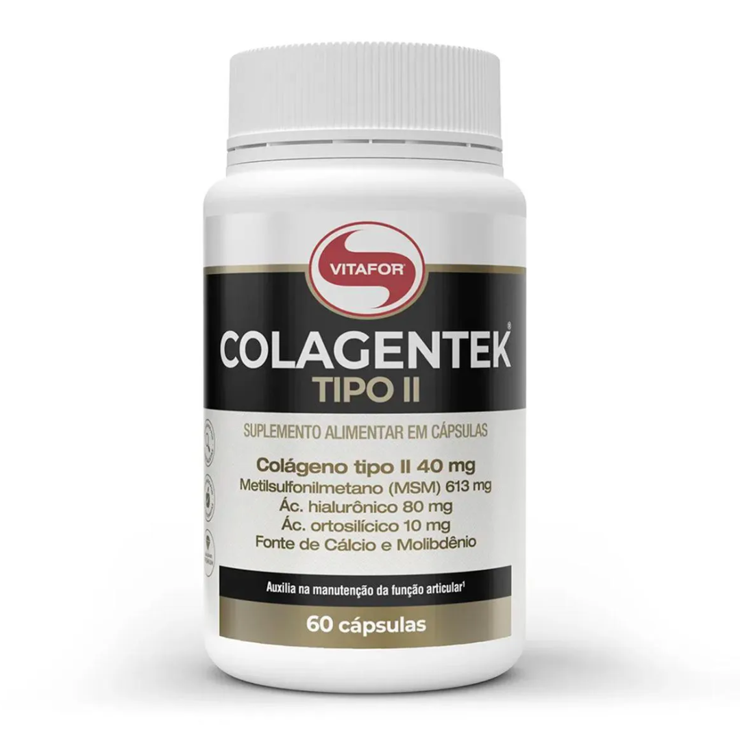 COLAGENTEK TIPO II 790MG C/60 VITAFOR