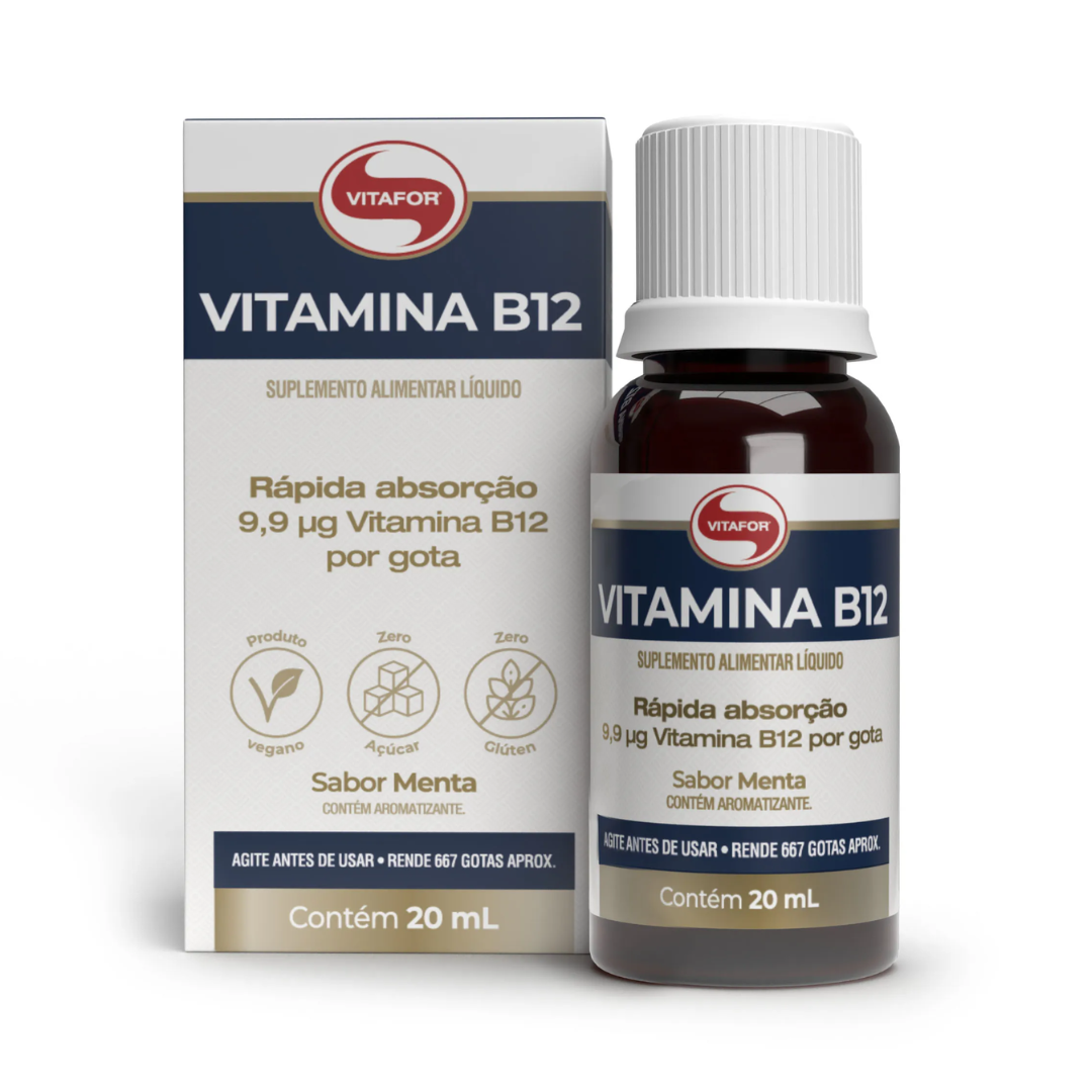 VITAMINA B12 20ML MENTA  VITAFOR