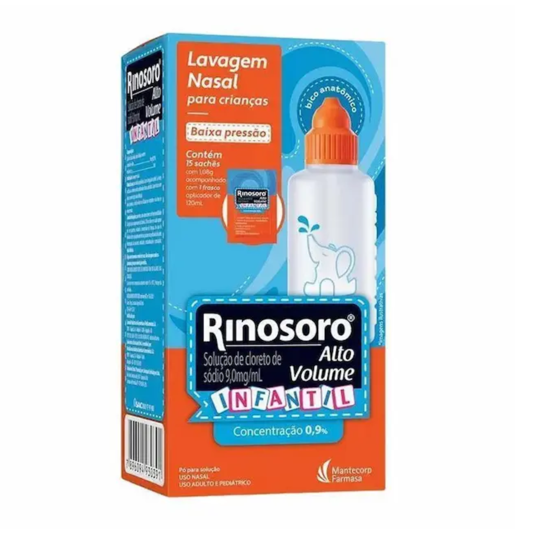 RINOSORO AV INF 120ML KIT C/30 SACHES
