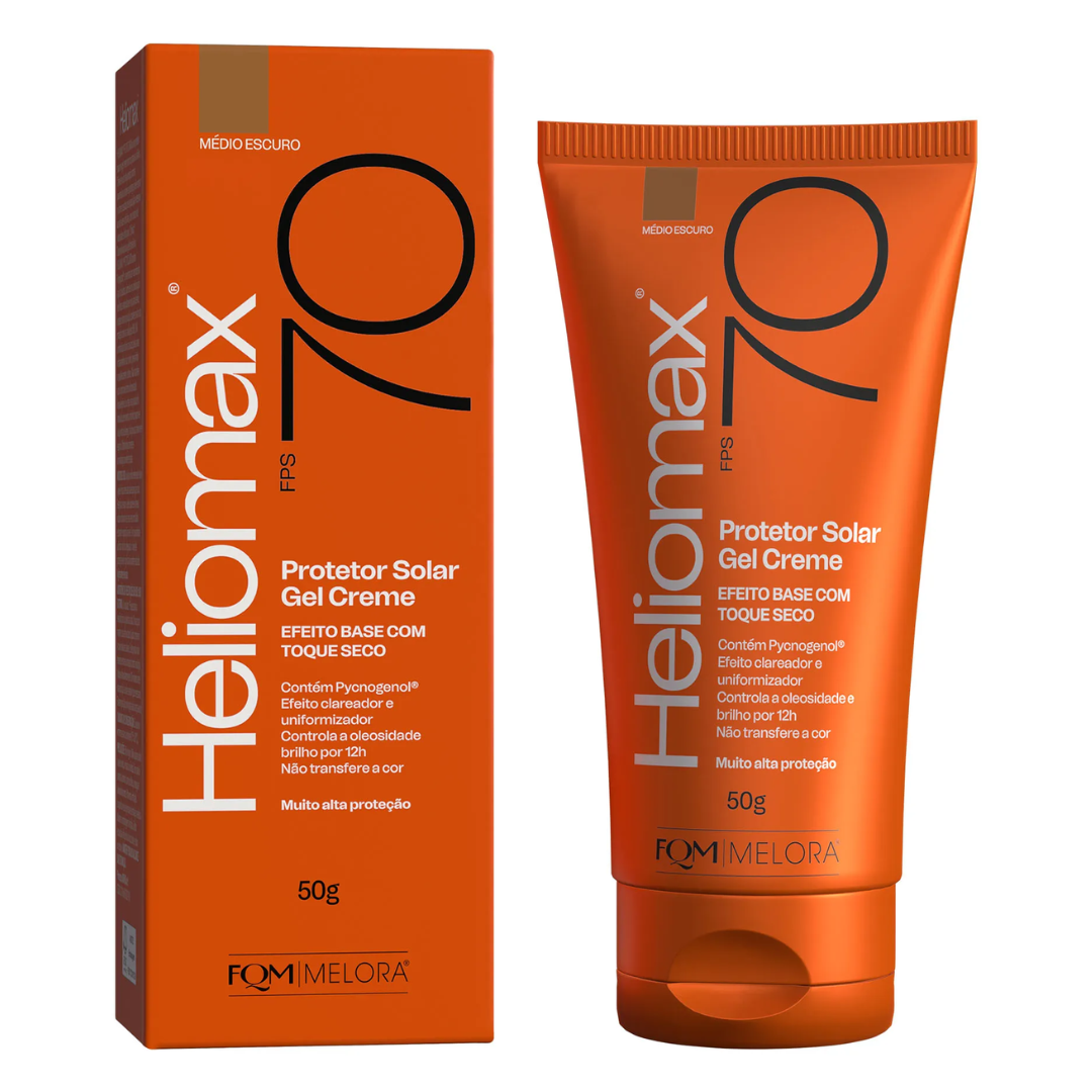 HELIOMAX FPS70 50G GEL CREME ESCURO