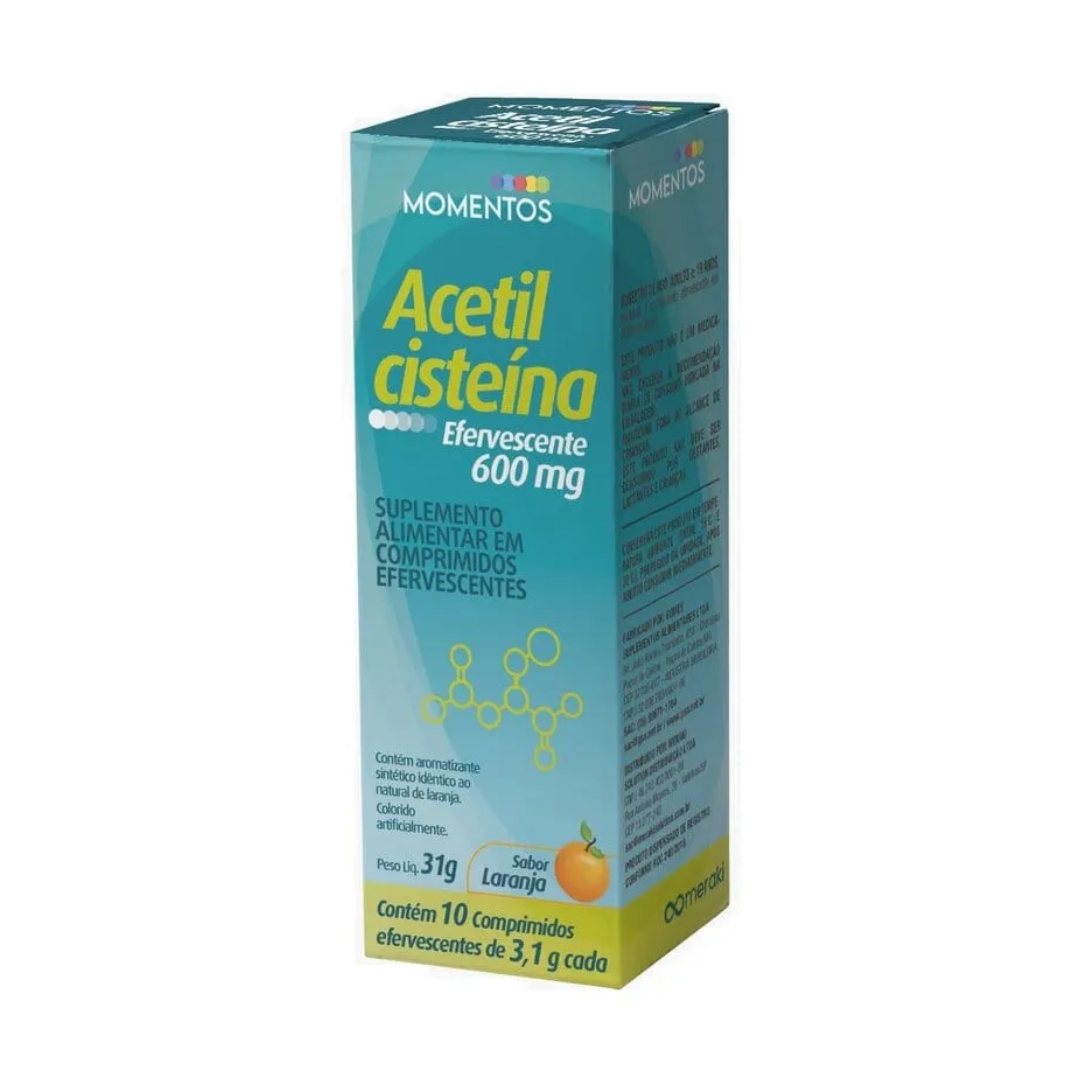 ACETILCISTEINA 600MG C/10 EFER MOMENTOS