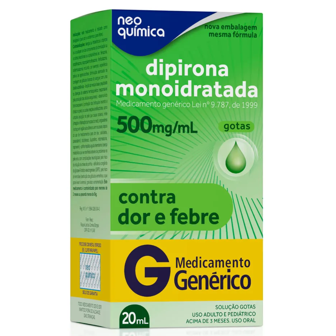DIPIRONA 20ML NEO QUIMICA