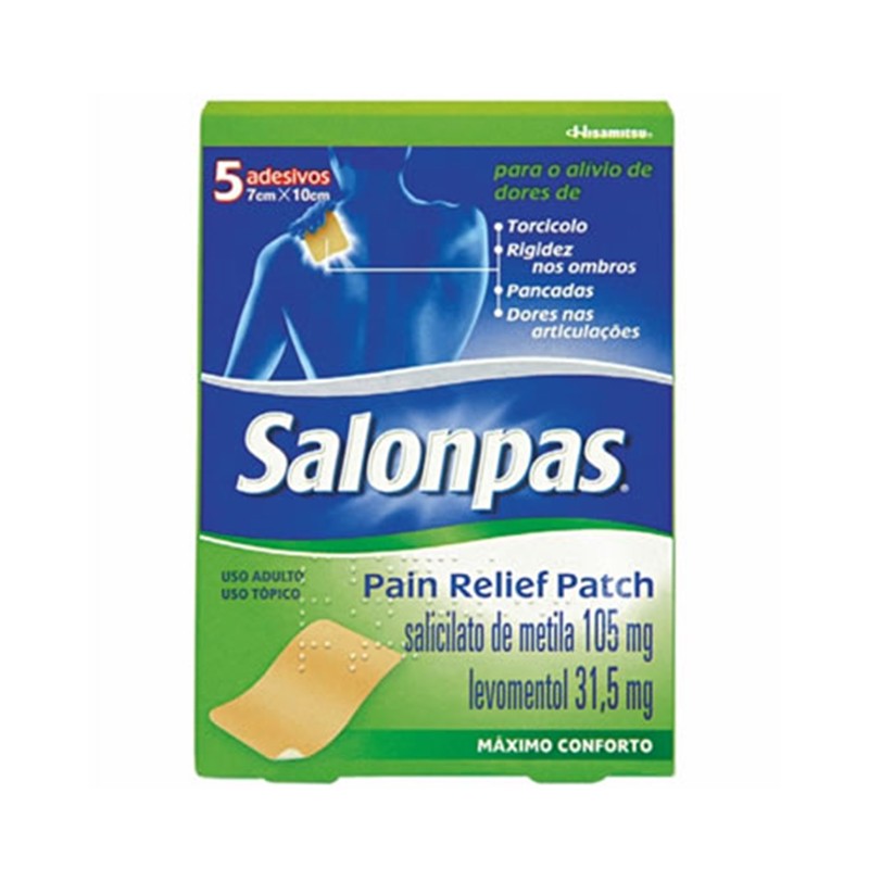 SALONPAS PAIN RELIEF PATCH C/5 