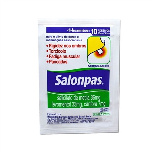 SALONPAS C/10 EMPLASTRO PQ