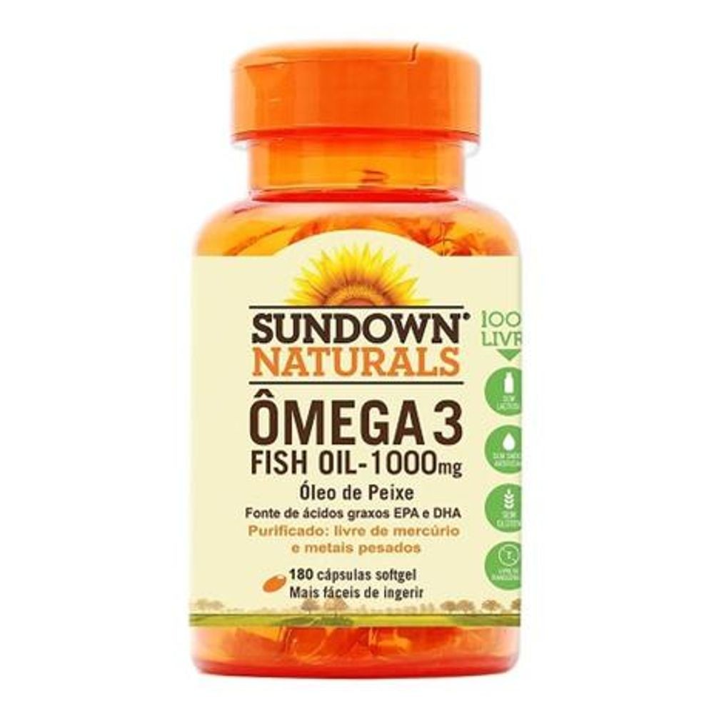 SUND FISH OIL 1000MG C/180