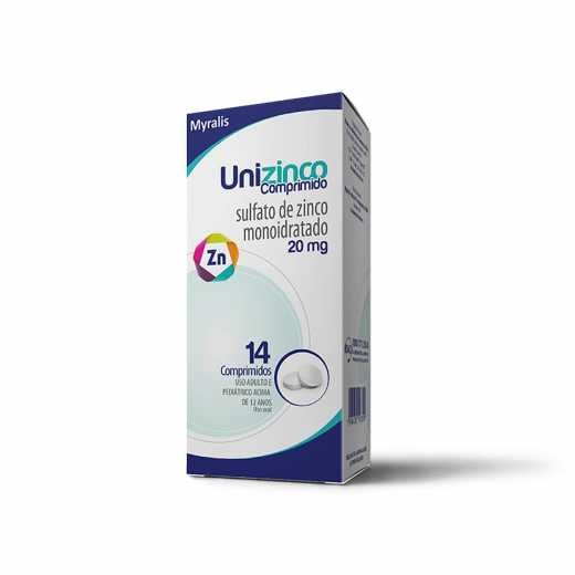 UNIZINCO 20MG C/14