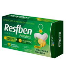 RESFBEN C/15 LIMAO/MENTOL/GENGIBRE